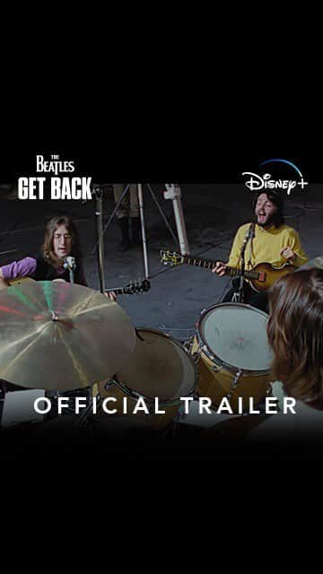 Disneyのインスタグラム：「Experience #TheBeatlesGetBack, a three-part Original Docuseries from director Peter Jackson streaming November 25 on #DisneyPlus. Watch the new trailer now.」