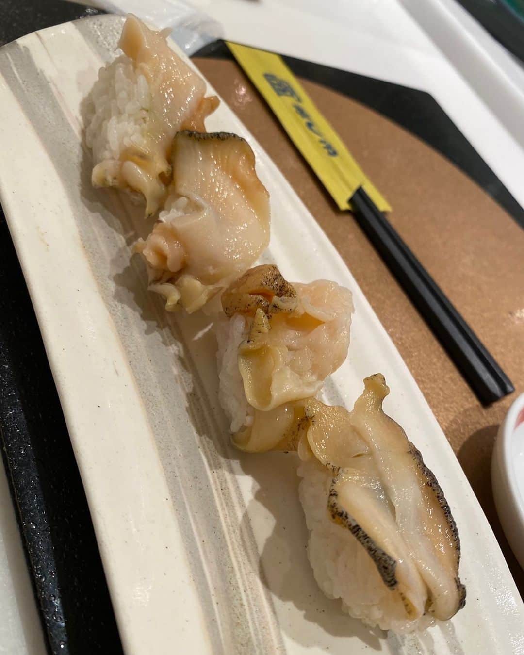 平岩優奈のインスタグラム：「大好きなつぶ貝😘❤️✖️2  美味しくいただきました💖」