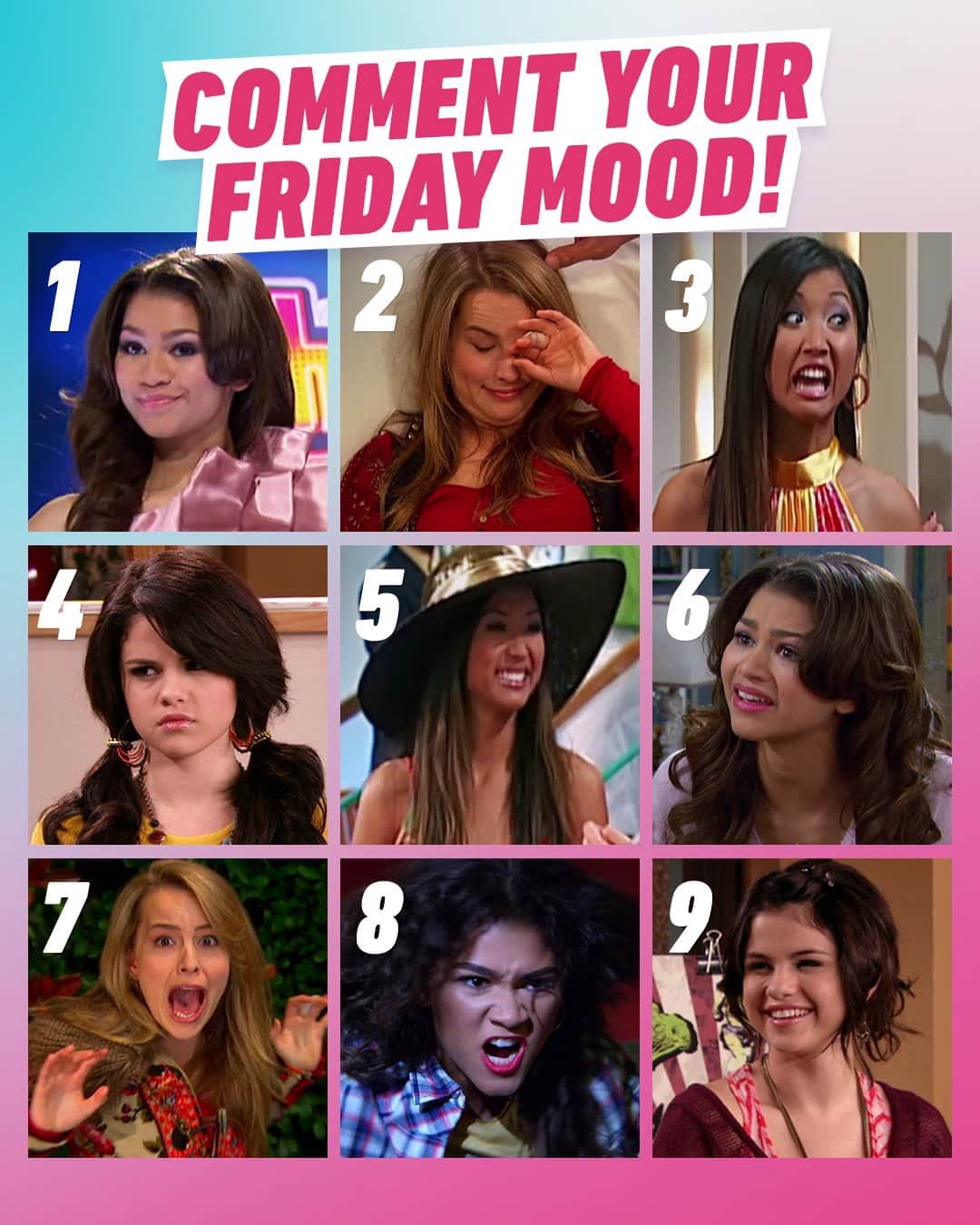 Disney Channelのインスタグラム：「What’s your Friday mood? Tell us in the comments! ⬇️」