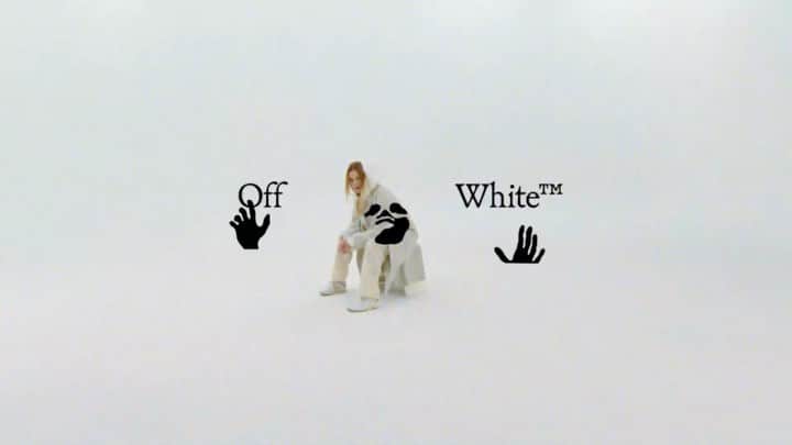ヴァージル・アブローのインスタグラム：「what exactly is @Off____White™ logic® anyway? This, film. as told by @clairethomsonjonville & her two @off___white___kids. ~ film directed by @bafic ©2021」