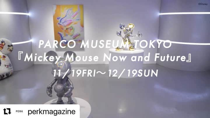 空山基のインスタグラム：「#Repost @perkmagazine with @make_repost ・・・ （前編）【ME TO GO】現代アーティストたちがミッキーマウスの“今と未来”を表現する革新的なアート展。渋谷PARCO［PARCO MUSEUM TOKYO］  『ME TO GO』  PERKガールのレコメンドショップクルーズ  ーーーーー Vol.11 （前編） 渋谷PARCO［PARCO MUSEUM TOKYO］ 『Mickey Mouse Now and Future』  @parco_art  #parcomuseumtokyo  #mickeymousenowandfuture   PERKガールが、今気になるショップを訪問！  今回は、11月19日（金）〜12月19日（日）まで 渋谷PARCO 4F［PARCO MUSEUM TOKYO］で開催中の 『Mickey Mouse Now and Future』展へ。  ミッキーマウスを愛する世界各地のアーティストたちによる“ファンの集い”をテーマにし、その現在と未来を表したアート・コラボレーション・プロジェクト。 渋谷の現代アートギャラリーNANZUKAがキュレーションを担当しています。  スペイン出身マラガ在住のハビア・カジェハ（Javier Calleja）、 韓国出身NY在住のユーン・ヒュップ（Yoon Hyup）、 イギリス出身ロンドン在住のジェームス・ジャービス（James Jarvis）、 長野県在住の中村哲也、イギリス出身ロサンゼルス在住のオリバー・ペイン（Oliver Payne）、 アメリカ出身ロサンゼルス在住のダレン・ロマネリ（Darren Romanelli）、 東京在住の空山基、田名網敬一、Haroshi、Yoshirottenが参加し、 それぞれの思い描いたミッキーマウス作品を出展。  作品めぐりの最後には、アーティストの空山基さんご本人が登場！ ディズニーへの愛から今回の作品について、制作に対する想いまで、スペシャルなコメントをいただきました。  【参加アーティスト 】 Darren Romanelli／Hajime Sorayama／Haroshi／James Jarvis／Javier Calleja／Keiichi Tanaami／Oliver Payne／Tetsuya Nakamura／Yoshirotten／Yoon Hyup  MODEL_田中シェン @shen_tanaka  ーー 【紹介した展示&ショップ】  『Mickey Mouse Now and Future』展  展覧会公式サイト　https://art.parco.jp/museumtokyo/deta... Instagram：@parco_art  開催期間：2021年11月19日(金)～12月19日(日) 11:00～20:00 会場：パルコミュージアムトーキョー 住所：東京都渋谷区宇田川町15-1 渋谷パルコ 4897882195542542F TEL：03-6455-2697  ※入場は閉場の30分前まで ※最終日は18:00閉場 ※営業日時は変更となる場合あり 入場料：一般 1,000円、小学生以下無料 ※その他、株主優待を含む割引対象外  主催／PARCO キュレーション／NANZUKA デザイン／YAR 協力／ウォルト・ディズニー・ジャパン株式会社  ©Disney  ーーーーーー  PERK ユーチューブチャンネル登録はこちら！ https://bit.ly/30JKjUw  ーーーーーー 『PERK』 公式アカウント  ■WEB SITE https://perk-magazine.com/  ■Instagram https://www.instagram.com/perkmagazine/  #parco #darrenromanelli #hajimesorayama #haroshi #jamesjarvis #javiercalleja #keiichitanaami #oliverpayne #tetsuyanakamura #yoshirotten #yoonhyup」