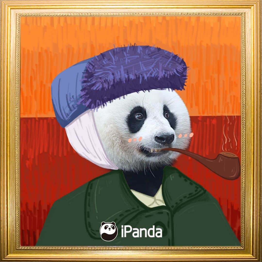 iPandaのインスタグラム：「The Panda Troupe x Famous Painting headshots for the new year! Be free to take them all, and tag your friends in the comment zone~🤪😍🖼 🐼 🐼 🐼 #Panda #iPanda #Cute #PandaTroupe #NewYearsDay #PandaPic」