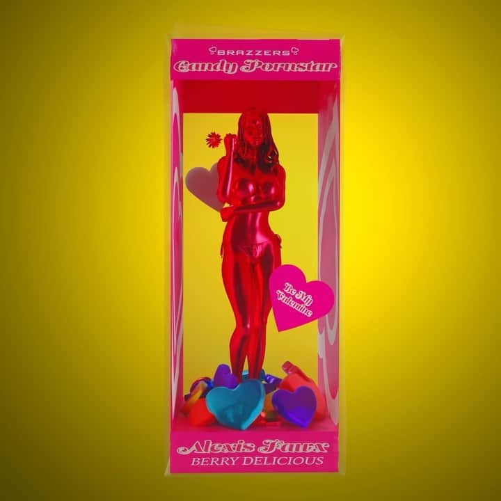 Brazzersのインスタグラム：「The tastiest NFT of the year is available just in time for #ValentinesDay! Get the ZZ Candy @alexisfawxlive NFT exclusive at @rarible 🍫」