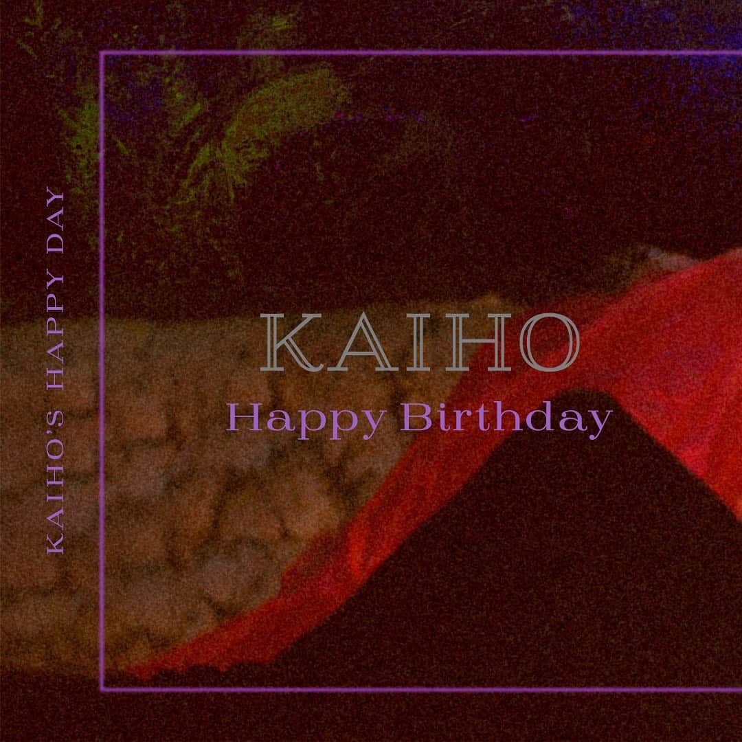 OCTPATHのインスタグラム：「2022.01.24 HAPPY BIRTHDAY KAIHO！  #HAPPYKAIHODAY #KAIHO #海帆 #OCTPATH」