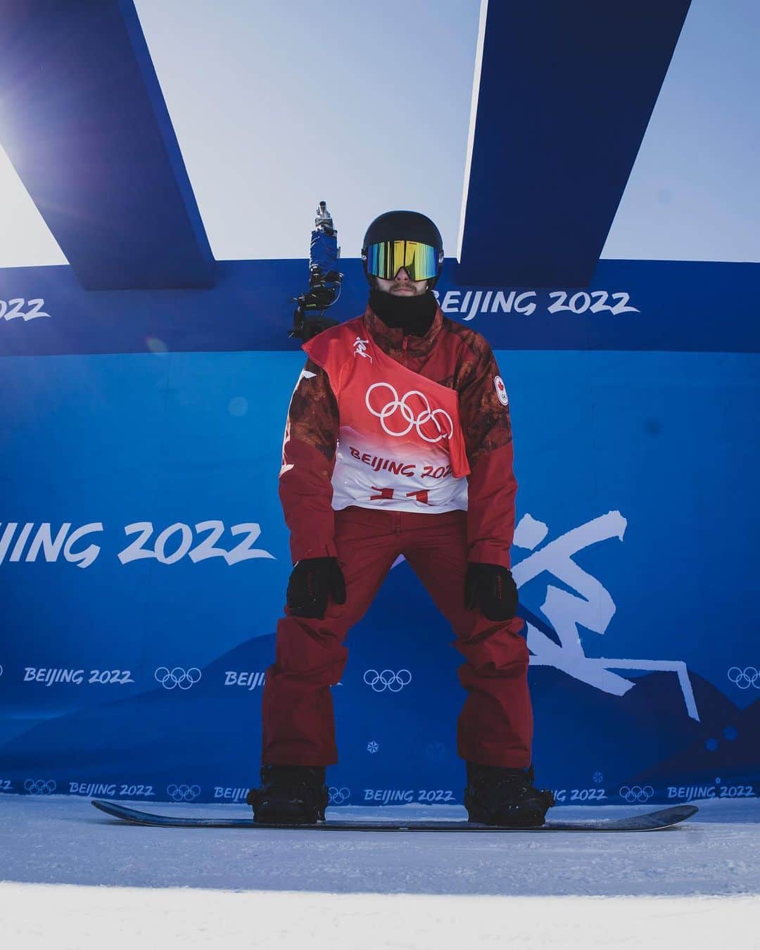 マックス・パロットのインスタグラム：「Made it to the finals 🙏🏻🔥 @olympics   photos:@chriswitwicki #olympics #snowboarding」
