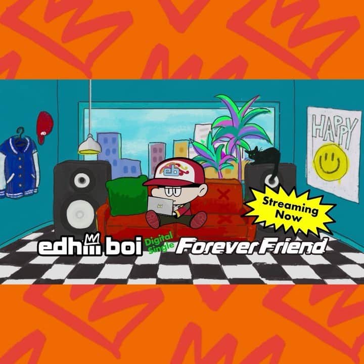 edhiii boiのインスタグラム：「edhiii boi 3rd Digital Single「Forever Friend」  Streaming Now!!  ▼Download & Streaming https://bmsgv.lnk.to/ForeverFriend  #edhiiiboi #ForeverFriend #BMSG #edhiiiboi_is_here   ▼Teaser Movie2 https://youtu.be/evT_6OSzlIE  #edhiiiboi #ForeverFriend #BMSG」