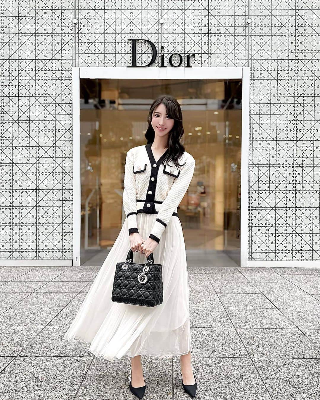 Dior 白ワンピース-