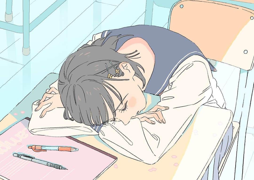 刈谷仁美のインスタグラム：「仕事終わりにちまちま描いていたアニメ 気が付いたら東京はすっかり桜が散ってた  #illustration #drawing #sakuga #2danimation #tvpaint」