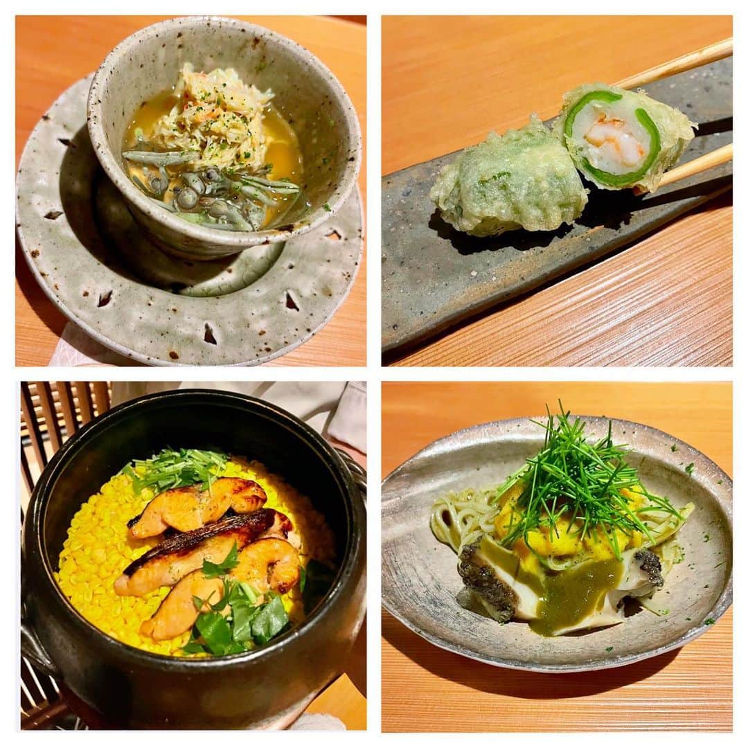 吉瀬美智子さんのインスタグラム写真 - (吉瀬美智子Instagram)「日本料理「晴山」 話しに夢中で食べるタイミング いつもズレる私💦 とっても美味しかった〜✨」6月23日 9時49分 - michikokichise