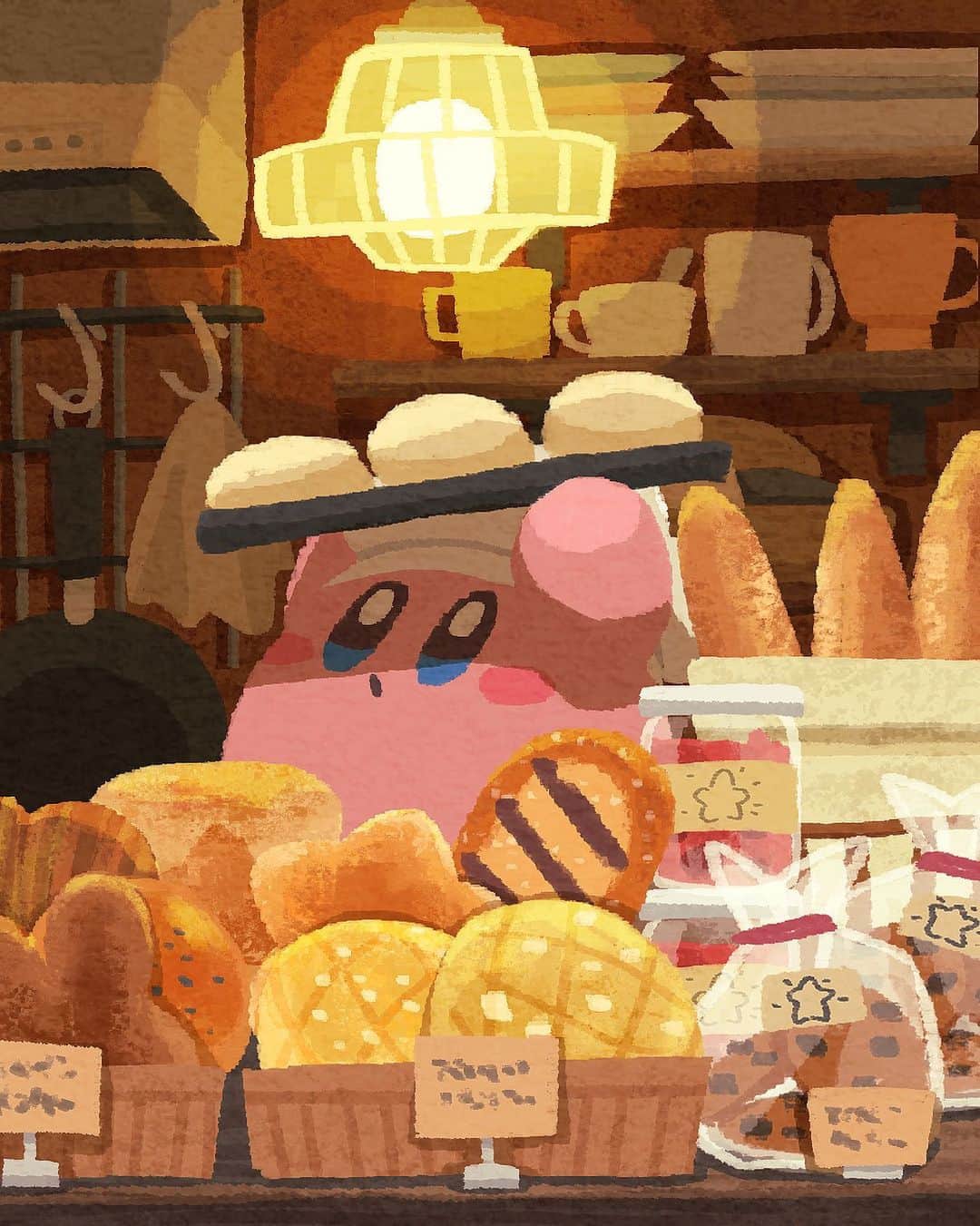 あらもんさんのインスタグラム写真 あらもんinstagram おいしいパンをつくります カービィ 星のカービィ イラスト イラストグラム 任天堂 Kirby Kirbycafe Kirbyfanart Fanart Illustration Illust Illustgram Illustrator Nintendo Anime