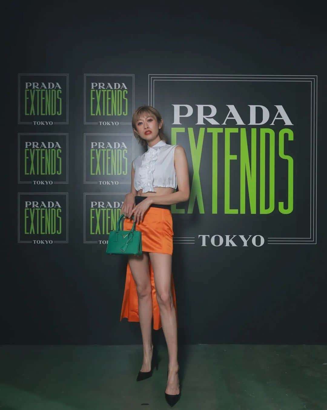 山田優のインスタグラム：「Prada Extends  @prada  #PRADAEXTENDS」