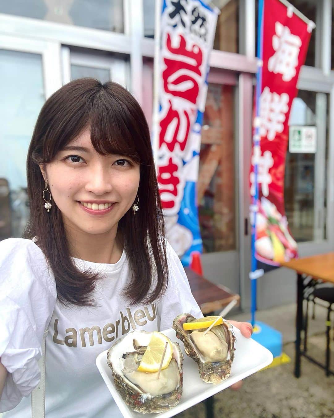 内田有香さんのインスタグラム写真 - (内田有香Instagram)「「岩牡蠣」🐚 牡蠣の旬といえば冬のイメージですが、真牡蠣と異なり岩牡蠣は夏に旬を迎えます。  秋田県の象潟（きさかた）は名産地  夏に楽しめる岩牡蠣は粒が大きく、プリプリで味も濃厚！   東京にいる時から、各地お取り寄せで食べていました🤤 旬を楽しんでくださいね😊  #岩牡蠣 #にかほ市 #にかほっと #アナウンサー」7月25日 22時02分 - yuuka_uchida_