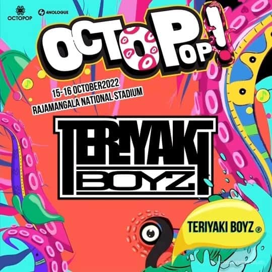 ILMARIのインスタグラム：「TBZタイのフェスに参加させていただきます🙌🙌🙌  🎇 ปังกว่านี้ไม่ได้แล้ว เพราะออริจินอลมาเอง!   เตรียมพบกับวงในตำนาน TERIYAKI BOYZ® เจ้าของผลงานที่รู้จักกันทั่วโลกอย่างเพลง Tokyo Drift 🏁 ในงาน #OCTOPOP2022 🐙 วันที่ 16 ตุลาคมนี้ 👏🏻   💃🏻 เปิดฟังเองว่ามันส์แล้ว ได้ฟังสดๆจะมันส์ขนาดไหน เตรียมตัวมาโยกไปให้หลุดโลกกันไปเลย 😜   📍 at Rajamangala Stadium   ซื้อบัตรได้เลยที่ Thaiticketmajor ทุกช่องทาง 👉 https://bit.ly/3BchHVU   #หมึกเดือนสิบ #4NOLOGUE #TERIYAKIBOYZ   🎇 Nothing better than ORIGINAL!   Get ready to meet the legendary band, ‘TERIYAKI BOYZ®’ who is known worldwide for their most popular track "Tokyo Drift” 🏁 at #OCTOPOP2022 on October 16th 👏🏻.   💃🏻 How much fun would it be to listen to it live? Get ready to rock the stadium together 😜   📍 at Rajamangala Stadium   Tickets are available on Thaiticketmajor all channels 👉 https://bit.ly/3BchHVU   #หมึกเดือนสิบ #4NOLOGUE #TERIYAKIBOYZ」