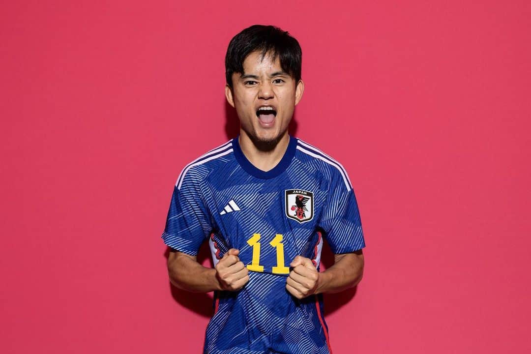 久保建英のインスタグラム：「応援宜しくお願いします！🇯🇵🔥 @japanfootballassociation  #worldcup」
