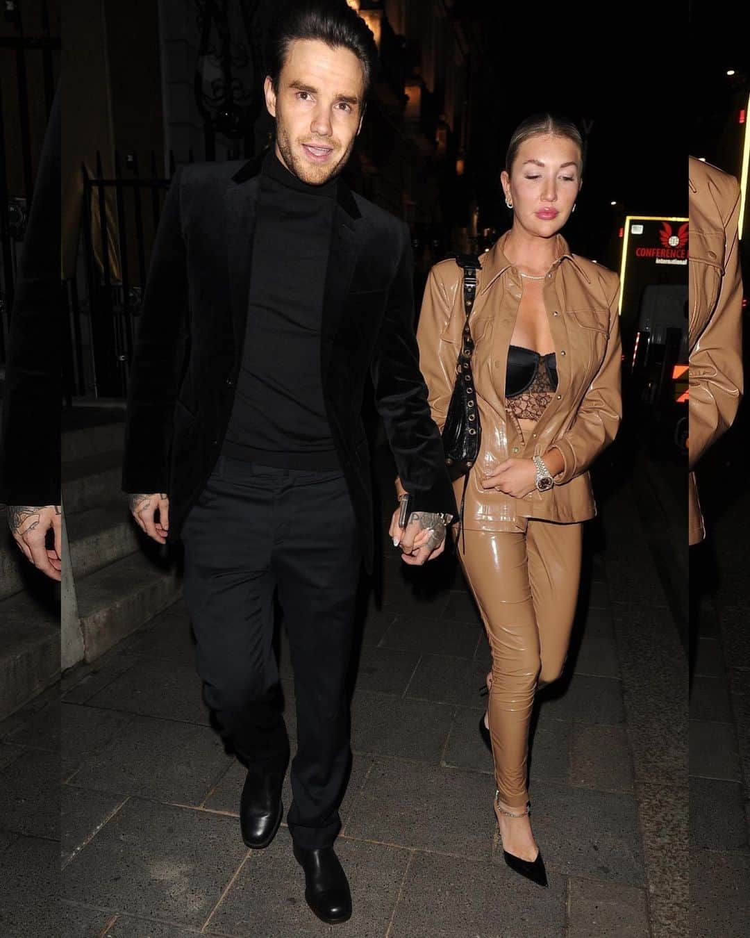 Just Jaredのインスタグラム：「Liam Payne holds hands with new girlfriend Kate Cassidy during a night out in London. #LiamPayne #KateCassidy Photos: Backgrid」