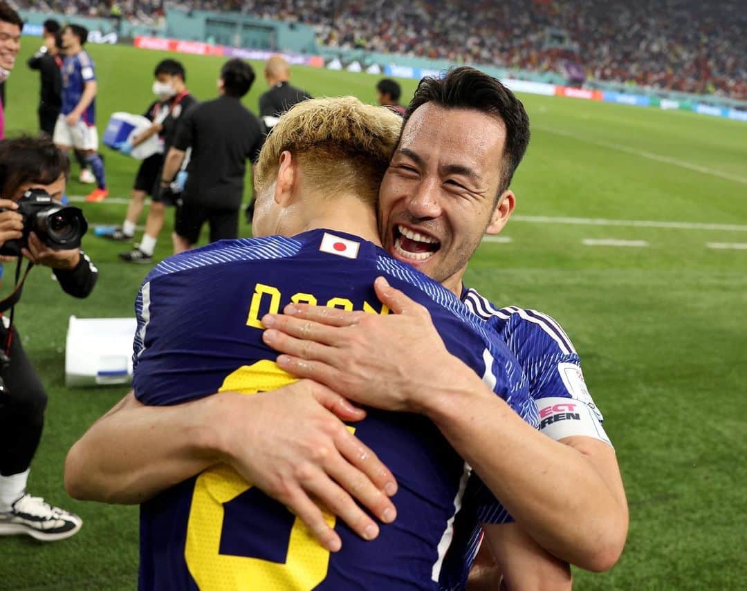 堂安律のインスタグラム：「With our best captain  @japanfootballassociation」