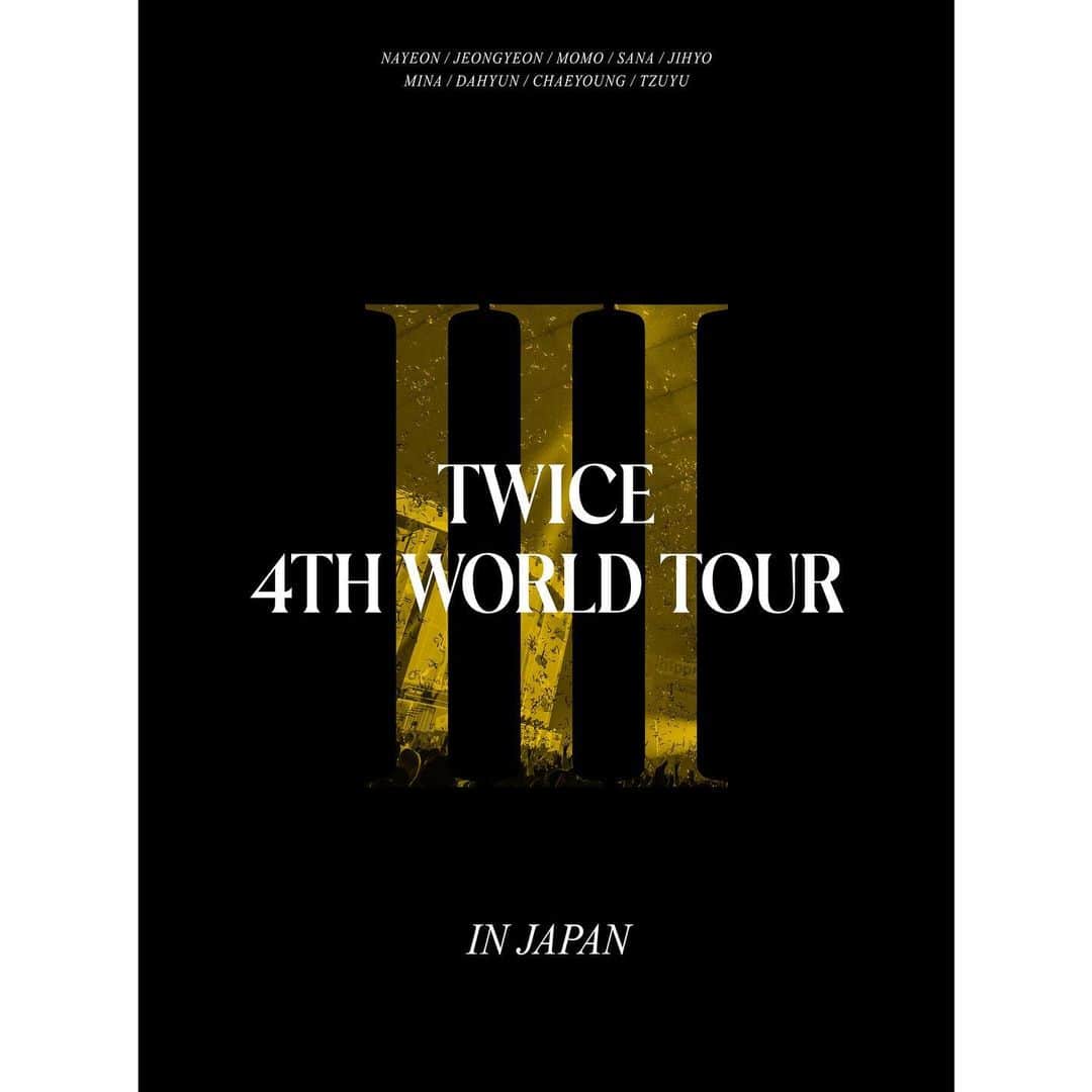 TWICE JAPANのインスタグラム：「. TWICE LIVE DVD & Blu-ray『TWICE 4TH WORLD TOUR 'III' IN JAPAN』 2023.2.21 Release  https://twicejapan.com/feature/4thworldtour3_livedvd  #TWICE #TWICE_4TH_WORLD_TOUR」